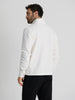 Sinsay Men's White Fleece Zip-Up Jacket | Sinsay In Lebanon