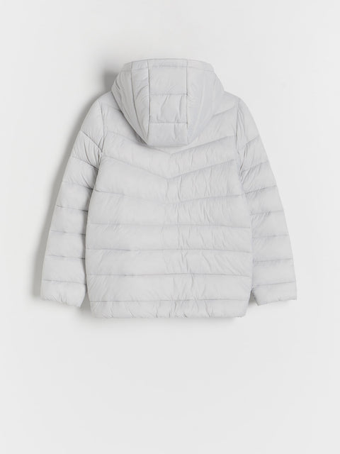 Reserved Boy's Light Gray Quilted Jacket | Reserved In Lebanon