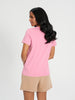 Sinsay Women Pink Short Sleeve T-Shirt | Sinsay in Lebanon