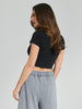 Sinsay Women's Black Cropped Blouse | Sinsay In Lebanon