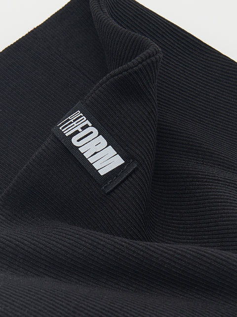 Reserved Boy's Black Ribbed Scarves | Reserved In Lebanon