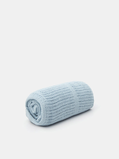 Sinsay Pale Blue Baby With Winter Motif Blanket  72 cm x 94 cm | Sinsay in Lebanon