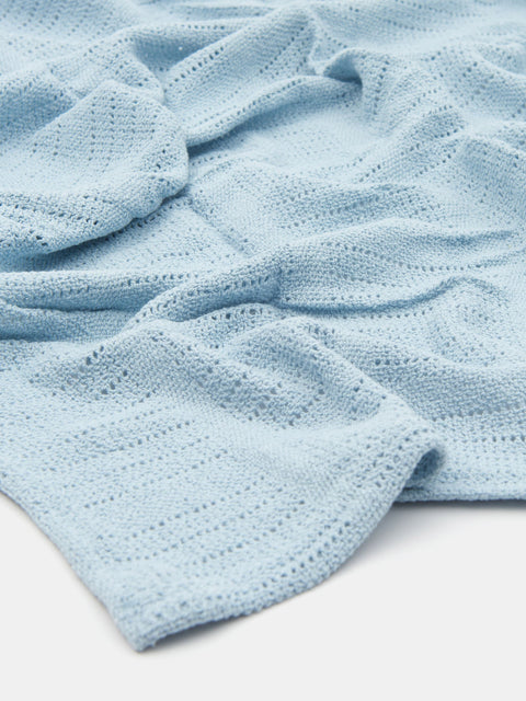 Sinsay Pale Blue Baby With Winter Motif Blanket  72 cm x 94 cm | Sinsay in Lebanon
