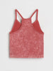 Sinsay Women's Break Ribbed Sports Sleeveless Blouse | Sinsay In Lebanon