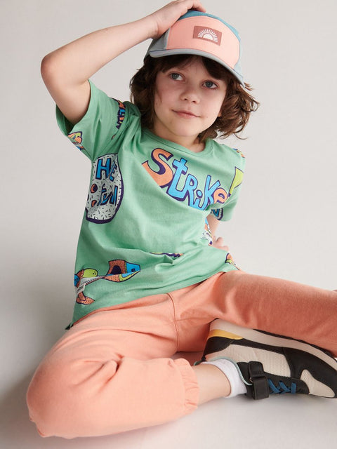 Reserved Boy's Orange Elastic Waistband Sweatpant |Reserved In Lebanon