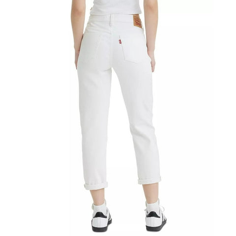 Levi's Women's White Relaxed Boyfriend Tapered Jeans | Levi's In Lebanon
