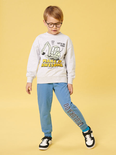 Sinsay Baby Boy's Blue Knitted Sweatpants   |Sinsay  in Lebanon