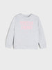 Sinsay Girl's Grey Printed  Sweatshirts | Sinsay In Lebanon