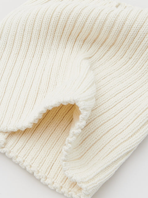 Reserved Girl's Off White Cotton Rich Snood Neck Gaiter | Reserved in Lebanon