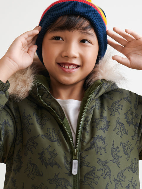Sinsay Boy's Khaki Green Insulated Snowsuit | Sinsay In Lebanon