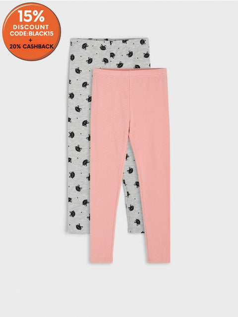 Sinsay Baby Girl's Multicolor Pack Of 2 leggings | Sinsay In Lebanon