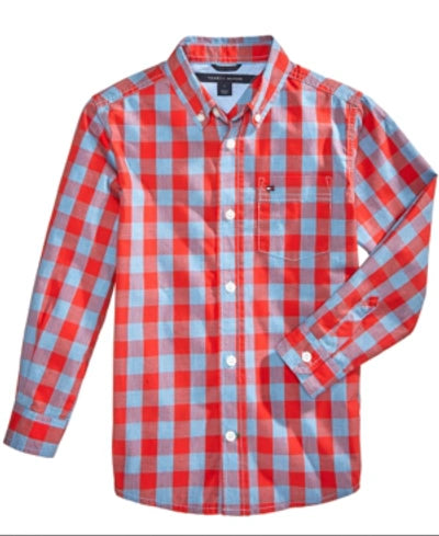 Tommy Hilfiger Boy's Multicolor Box-Plaid Cotton Shirt | Tommy Hilfiger In Lebanon
