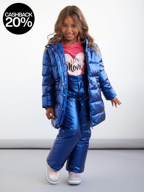 Sinsay Girl's Navy Metallic Snow Pants | Sinsay In Lebanon