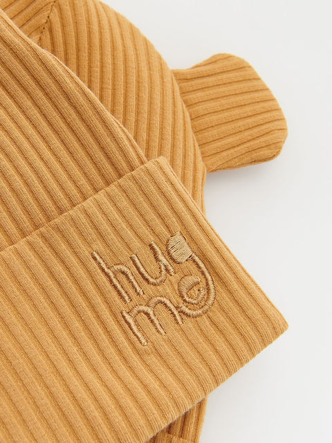 Reserved Baby Boy's Yellow Ribbed Beanie Hat | Reserved In Lebanon