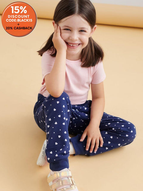 Sinsay Girl's Navy Jogger Sweatpants | Sinsay In Lebanon