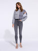 Sinsay Women's Dark Grey Short Sleeve T-Shirt | Sinsay In Lebanon