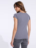 Sinsay Women's Dark Grey Short Sleeve T-Shirt | Sinsay In Lebanon