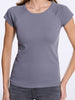 Sinsay Women's Dark Grey Short Sleeve T-Shirt | Sinsay In Lebanon