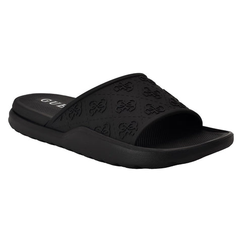 Guess Men's Black Magaria Slide Slipper |Guess In Lebanon