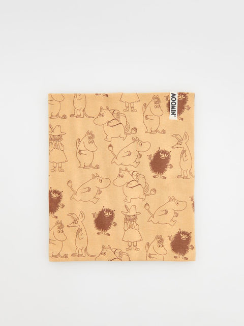 Reserved Boy's Light Brown Moomin Rib Knit Snood |Reserved In Lebanon
