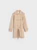 Sinsay Girls beige coat.     AYAO