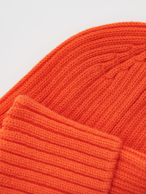 Reserved Boy's Orange Beanie In Structured Fabric | Reserved In Lebanon