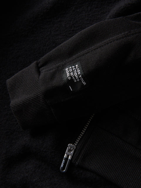 Reserved Boy's Black Cotton Hooded Jacket | Reserved In Lebanon