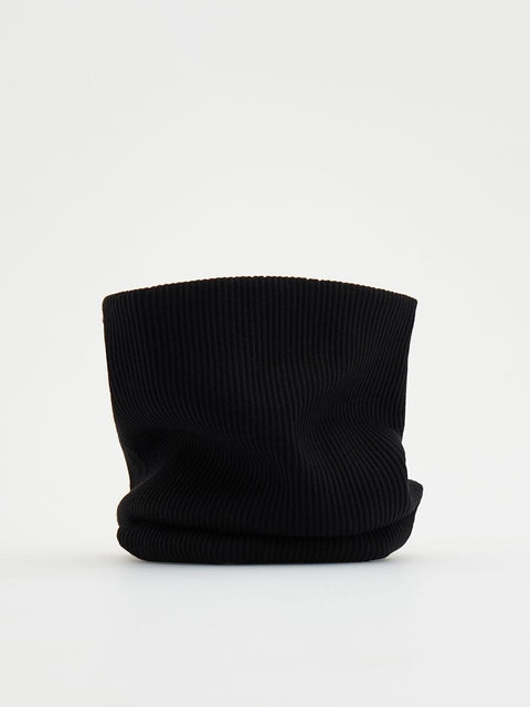 Reserved Girl's Black Ribbed Neck Gaiter | Reserved in Lebanon