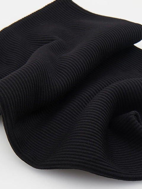 Reserved Girl's Black Ribbed Neck Gaiter | Reserved in Lebanon