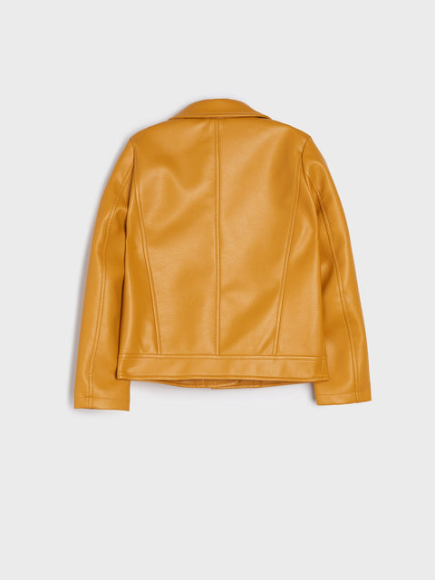 Sinsay Girl's Amber Faux Leather Biker Jacket | Sinsay In Lebanon