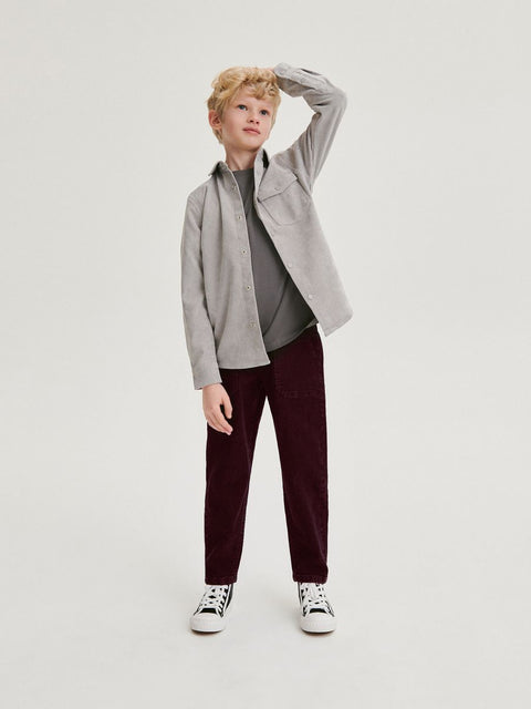 Reserved Boy's Brown Elastic Balloon Jeans |Reserved In Lebanon