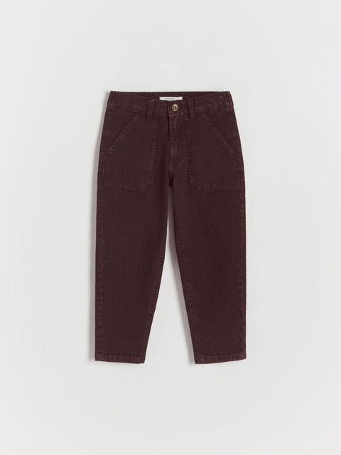 Reserved Boy's Brown Elastic Balloon Jeans |Reserved In Lebanon