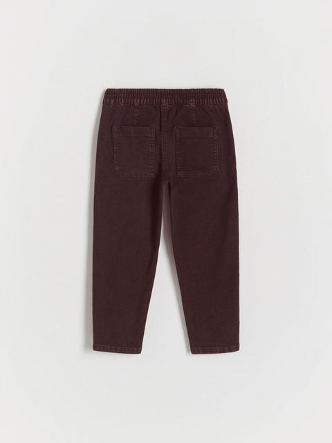 Reserved Boy's Brown Elastic Balloon Jeans |Reserved In Lebanon