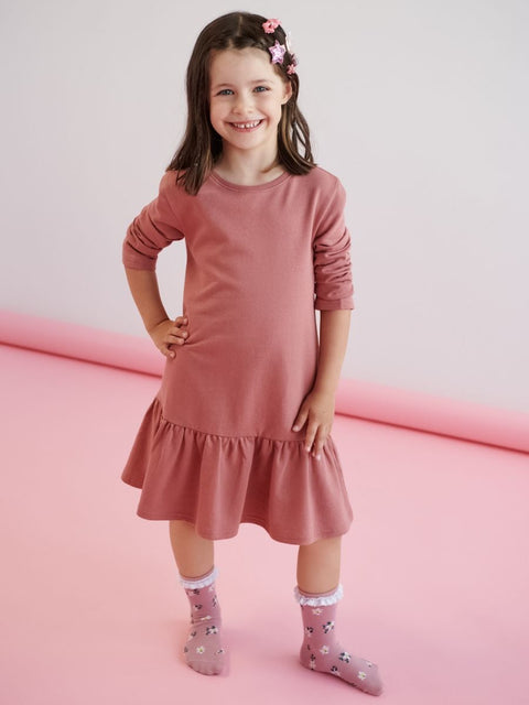 Sinsay Girl's Brown Dress ANFK558