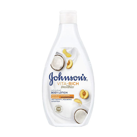 Johnson's Vita-Rich Body Lotion Indulging Peach Yogurt 400ml | Johnson's In Lebanon