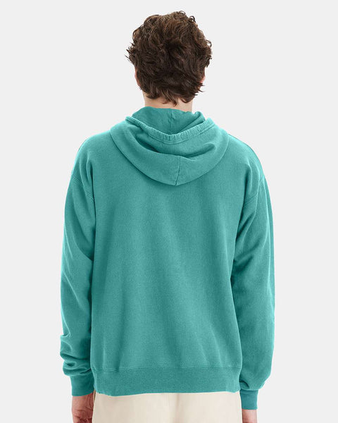 Hanes Men's Spanish Moss Comfortwash Garment Dyed Fleece Hoodie | Hanes In Lebanon