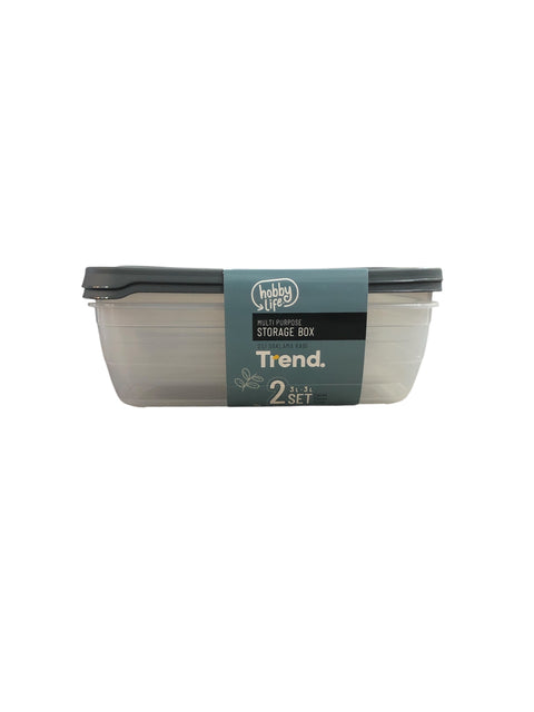 Hobby Life Trend Multi Purpose Storage Box Set Of Two 3L | Hobby Life In Lebanon