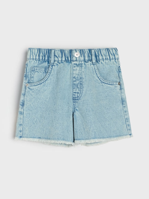 Sinsay Baby Girl's Light Blue Denim Short   |Sinsay  in Lebanon