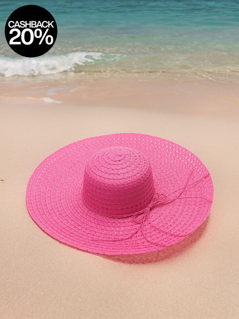 Sinsay Women's Pink Straw Sun Hat | Sinsay In Lebanon