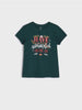 Sinsay Girl's Green Printed T-Shirt | Sinsay In Lebanon