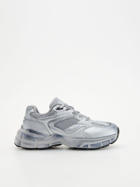 Reserved Women's Silver Metallic Platform Sneakers |Reserved In Lebanon