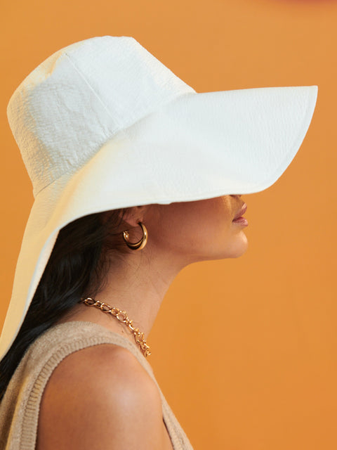 Sinsay Women's Off White Hat | Sinsay In Lebanon