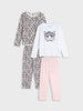 Sinsay Girls Multicolor 2-pack pajama set AYA
