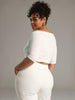 Sinsay Women's White Ribbed Off-Shoulder Top | Sinsay in Lebanon