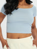 Sinsay Women's Blue Short Sleeve T-Shirt | Sinsay In Lebanon