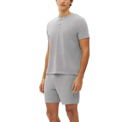 GAP Men's Heather Blue 2 Pc T Shirt and Shorts Pajama Set  |  Gap in Lebanon