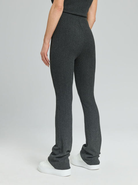 Sinsay Women's Dark Gray Flare Leg Pants | Sinsay In Lebanon