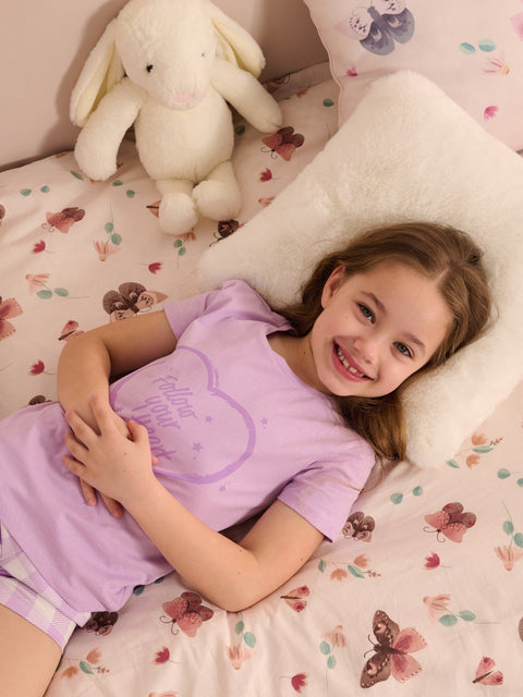 Sinsay Girl's Light Purple Pajama Set | Sinsay In Lebanon