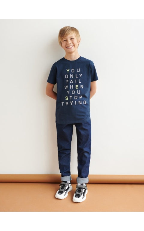 Sinsay Boy's Navy Printed T-Shirts | Sinsay In Lebanon