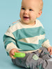Sinsay baby boy striped sweatshirt.          AYAO